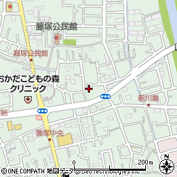 埼玉県春日部市藤塚1740周辺の地図