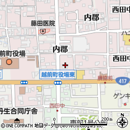 福井信用金庫朝日支店周辺の地図