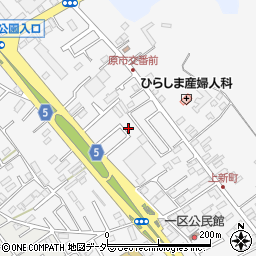 埼玉県上尾市原市1184-11周辺の地図