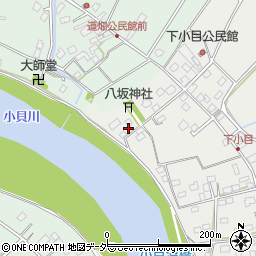 茨城県つくばみらい市下小目2周辺の地図