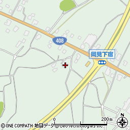 茨城県牛久市岡見町1079周辺の地図