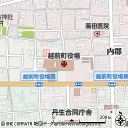 福井県丹生郡越前町周辺の地図