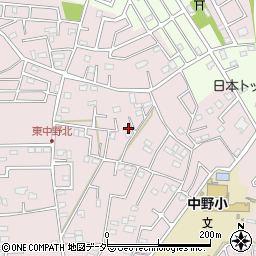 埼玉県春日部市東中野1546周辺の地図