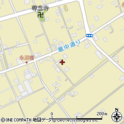 埼玉県春日部市永沼1586周辺の地図