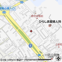 埼玉県上尾市原市1235周辺の地図