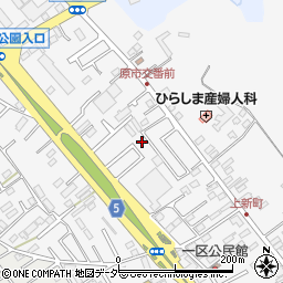 埼玉県上尾市原市1185-10周辺の地図
