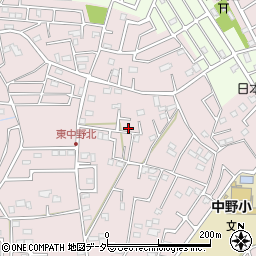 埼玉県春日部市東中野1518周辺の地図