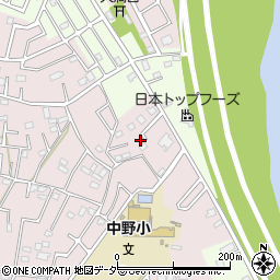 埼玉県春日部市東中野622-4周辺の地図