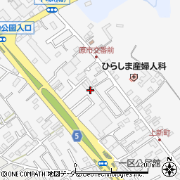 埼玉県上尾市原市1185周辺の地図