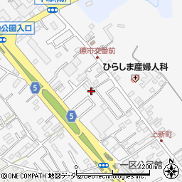 埼玉県上尾市原市1185周辺の地図