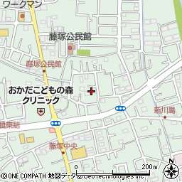 埼玉県春日部市藤塚1729周辺の地図