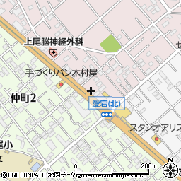 かつや埼玉上尾店周辺の地図