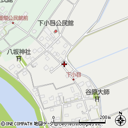 茨城県つくばみらい市下小目17周辺の地図