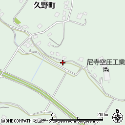 茨城県牛久市久野町2416周辺の地図