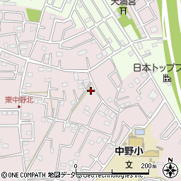 埼玉県春日部市東中野1547周辺の地図