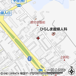 埼玉県上尾市原市1181-29周辺の地図