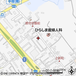 埼玉県上尾市原市1181-24周辺の地図