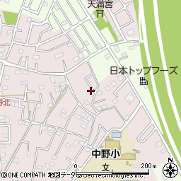 埼玉県春日部市東中野1560周辺の地図