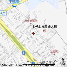 埼玉県上尾市原市1181周辺の地図