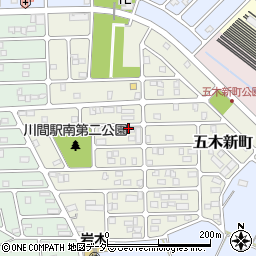 千葉県野田市五木新町周辺の地図