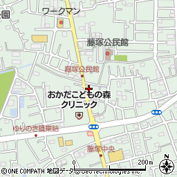 埼玉県春日部市藤塚1692周辺の地図
