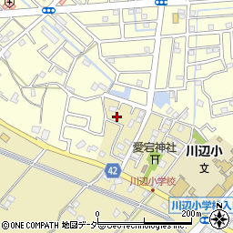 埼玉県春日部市米崎116周辺の地図