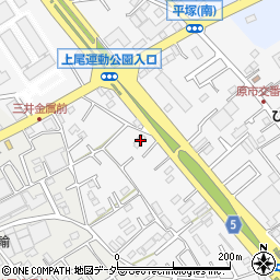 埼玉県上尾市原市1274周辺の地図
