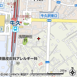 御田コーポ周辺の地図