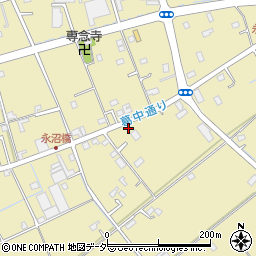 埼玉県春日部市永沼1307周辺の地図