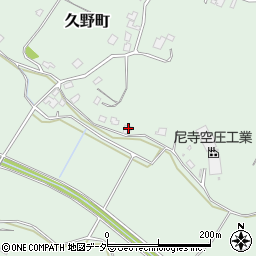 茨城県牛久市久野町2425周辺の地図