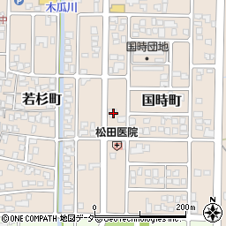 福井県大野市国時町608周辺の地図