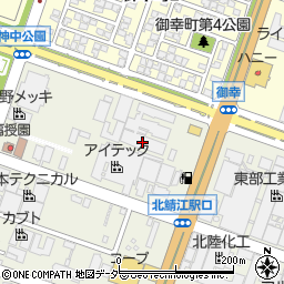 福島織物神中工場周辺の地図