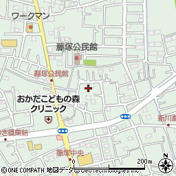 埼玉県春日部市藤塚1724周辺の地図