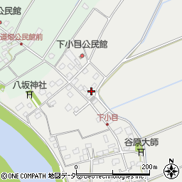 茨城県つくばみらい市下小目21周辺の地図