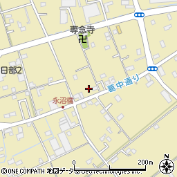 埼玉県春日部市永沼542周辺の地図