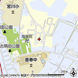 埼玉県春日部市新方袋1-8周辺の地図