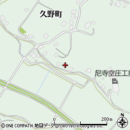 茨城県牛久市久野町2426周辺の地図
