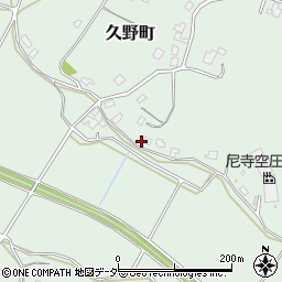 茨城県牛久市久野町2431周辺の地図