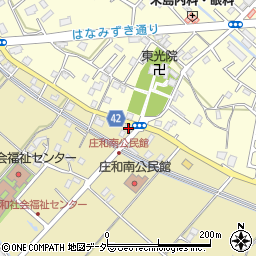 埼玉県春日部市米崎608-2周辺の地図