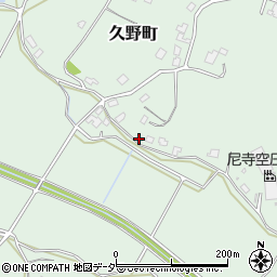 茨城県牛久市久野町2432周辺の地図