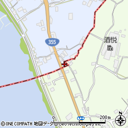 茨城県行方市富田1周辺の地図