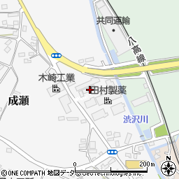 昭光物産株式会社　越生第二物流センター周辺の地図