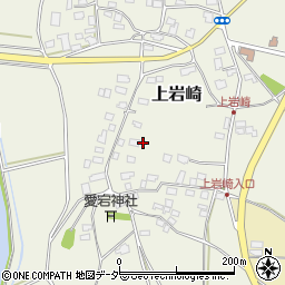 茨城県つくば市上岩崎周辺の地図