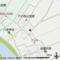 茨城県つくばみらい市下小目20周辺の地図