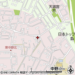 埼玉県春日部市東中野1544周辺の地図