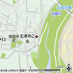 埼玉県坂戸市戸口461-1周辺の地図