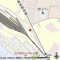 東武鉄道株式会社　七光台検修区周辺の地図
