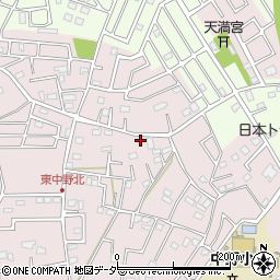 埼玉県春日部市東中野1542周辺の地図