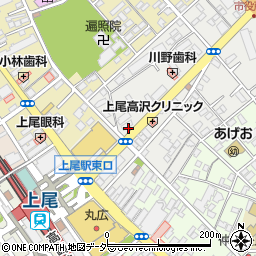 中央ビル周辺の地図