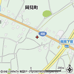 茨城県牛久市岡見町1375周辺の地図